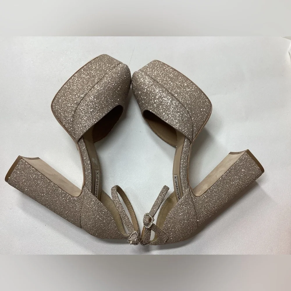 Badgley Mischka Jayda Ankle Strap Platform Pumps - Picture 11 of 15
